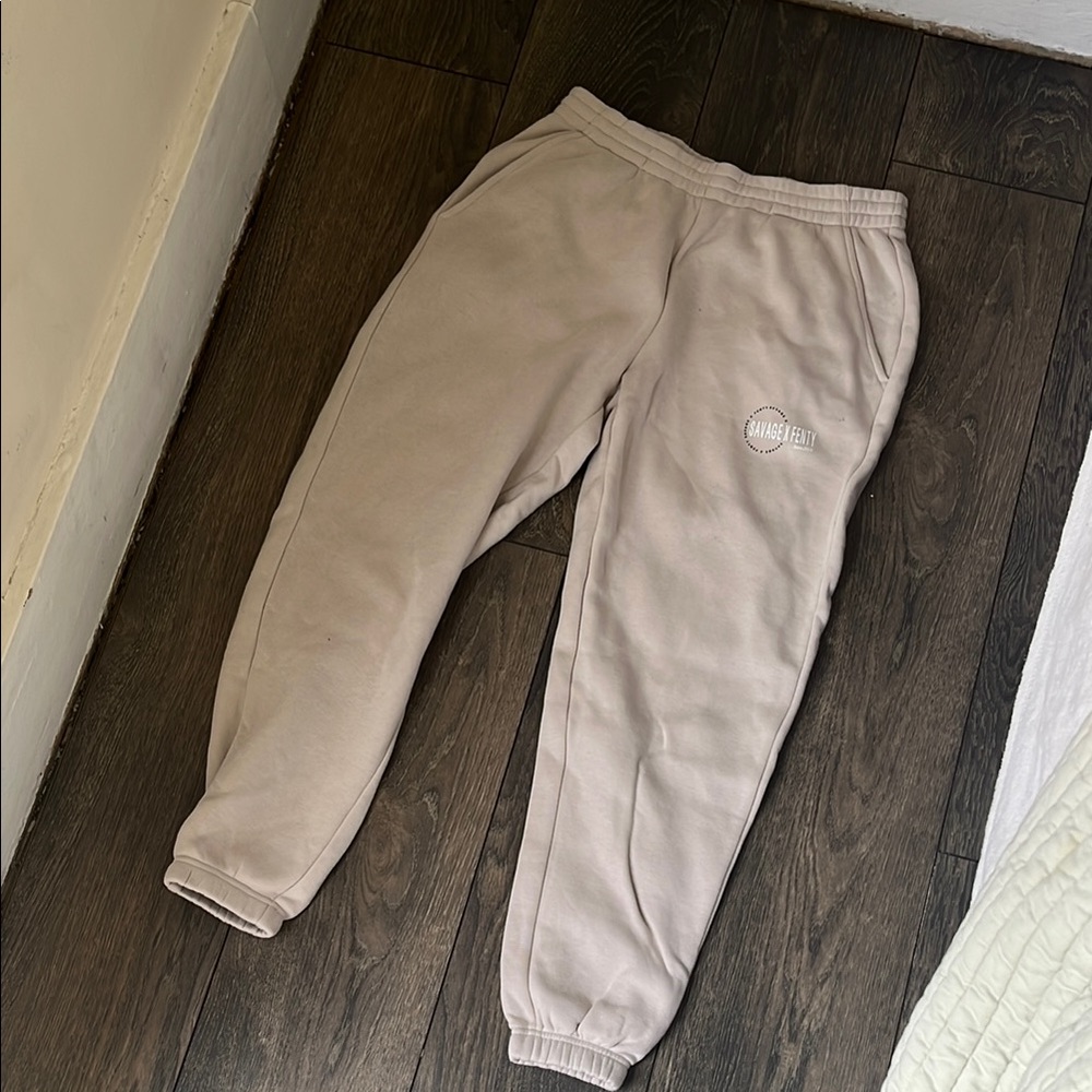 Savage X Fenty Beige Sweatpants